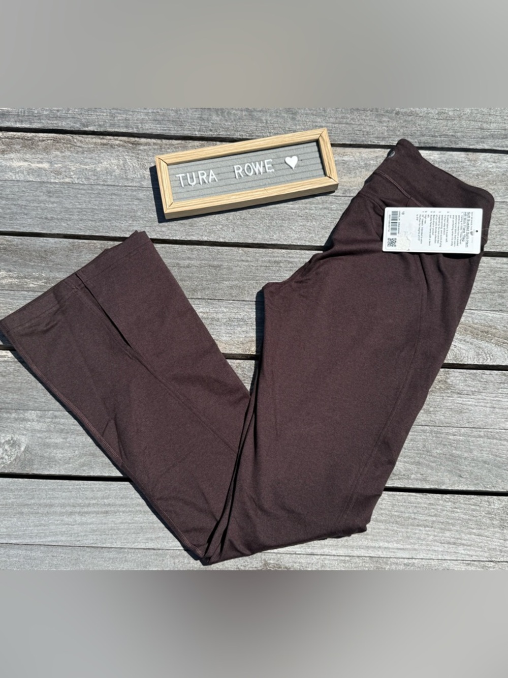 Lululemon Soft Split-Hem High-Rise Mini Flare Pant Dark Espresso 🤎 Size 10 NWT
